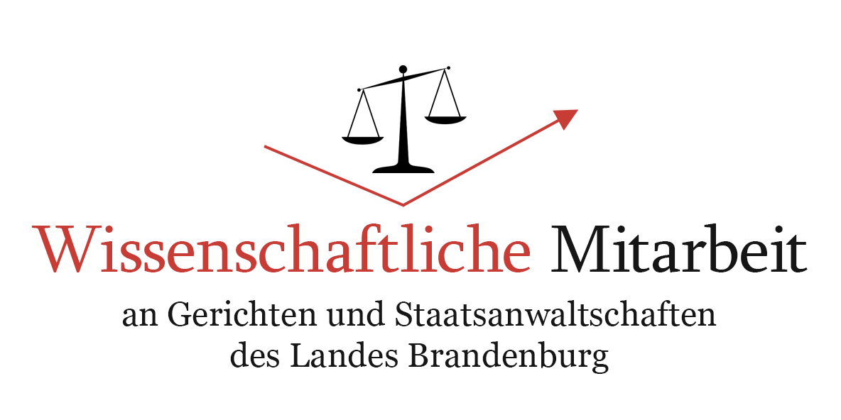 Bild: Logo Wissenschaftliche Mitarbeit bei Gerichten und Staatsanwaltschaften